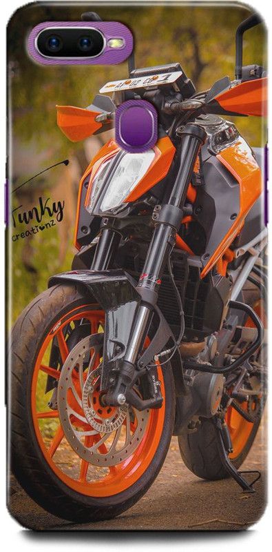 INTELLIZE Back Cover for Oppo F9/CPH1881 bike,Printed  (Multicolor, Shock Proof, Pack of: 1)