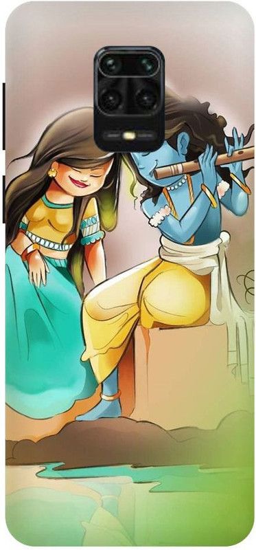 Zaplab Back Cover for Redmi Note 9 Pro Max/M2003J6B1I Radha Krishna Printed Back cover  (Multicolor, Waterproof, Pack of: 1)