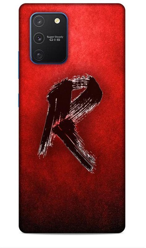 MAPPLE Back Cover for Samsung Galaxy S10 Lite (R / Letter / Alphabet / Name)  (Multicolor, Hard Case, Pack of: 1)