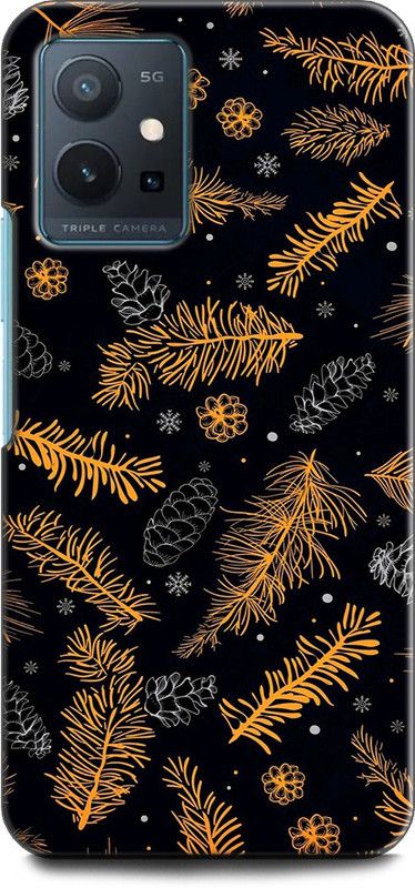 Wall Art Back Cover for Vivo T1 (5G) PATTERNS, PINK, PURPLE, RED, COLORS, MANDALA, ABSTRACT ART, DESIGNS  (Multicolor, Dual Protection, Pack of: 1)