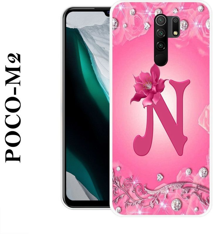 Sswastik Back Cover for Poco M2  (Pink, Silicon)