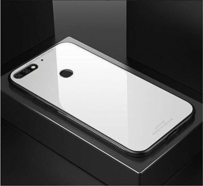 Riches Back Cover for Honor 7C  (White, Black, Pack of: 1)