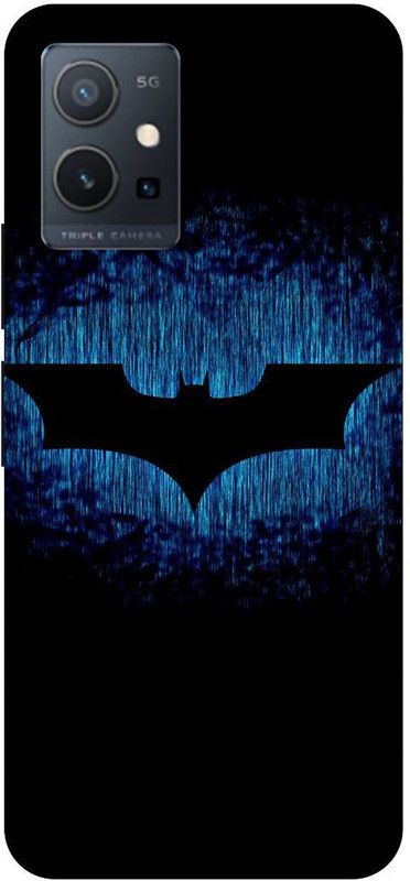 THE NARAYANA COLLECTIONS Back Cover for VIVO Y75 5G-V2142-BATMAN,BAT,MAN,LOGO,SIGN  (Multicolor, Hard Case, Pack of: 1)
