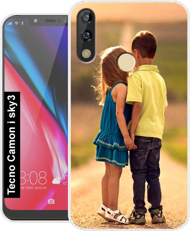 Cooldone Back Cover for Tecno Camon I Sky3 Back Cover  (Multicolor, Grip Case, Silicon, Pack of: 1)