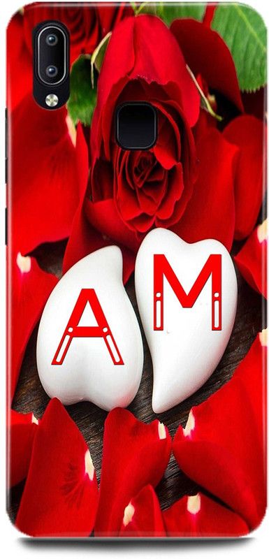 Dimora Back Cover for Vivo V11/1806,A Loves M Name,A Name, M Letter, Alphabet,A Love M NAME  (Multicolor, Hard Case, Pack of: 1)