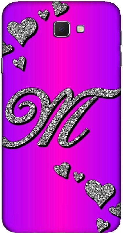 CROKIAN Back Cover for Samsung Galaxy J7 Prime M Letter Back Cover  (Pink, Hard Case, Pack of: 1)