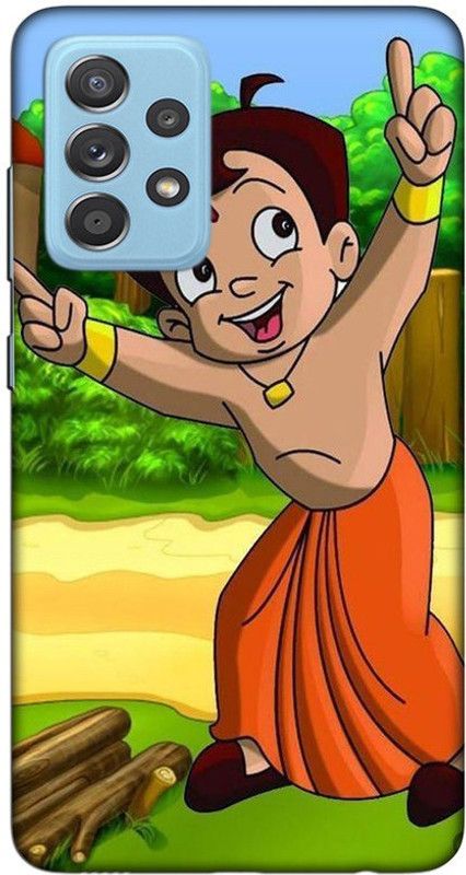 CROKIAN Back Cover for Samsung Galaxy A52s,Samsung Galaxy A52 Chhota Bheem Back Cover  (Green, Hard Case, Pack of: 1)