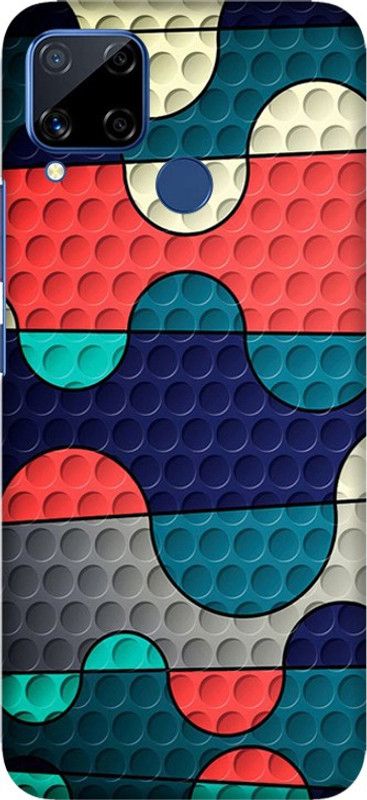 PNBEE Back Cover for Realme C15, RMX2180 - Der Pattern Print  (Multicolor, Hard Case, Pack of: 1)