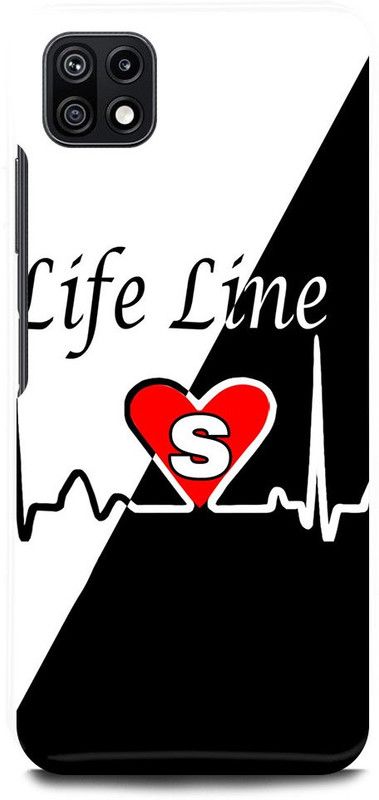 FUGGA Back Cover for SAMSUNG Galaxy F42 5G, S, LETTER, ALPHABET, LIFE, LINE, S, NAME  (Multicolor, Hard Case, Pack of: 1)