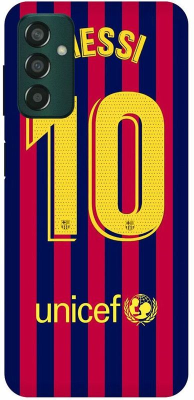 THE NARAYANA COLLECTIONS Back Cover for SAMSUNG GALAXY F13-MESSI,JERRSY,10,FOOTBALL,SPORTS  (Multicolor, Hard Case, Pack of: 1)
