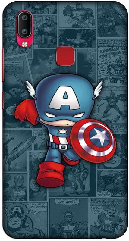 CROKIAN Back Cover for Vivo Y95 Little Captain America Back Cover  (Multicolor, Hard Case, Pack of: 1)