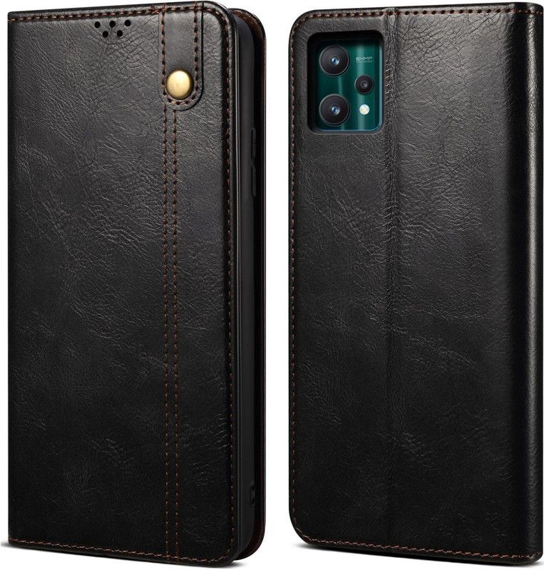 Bepak Flip Cover for Realme 9 PRO  (Black, Magnetic Case, Pack of: 1)