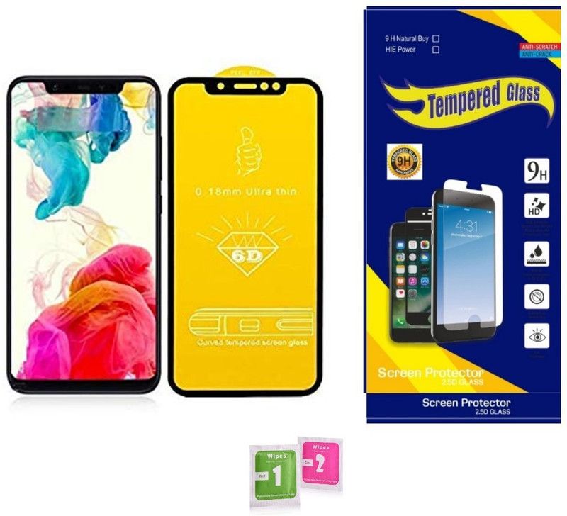NaturalBuy Edge To Edge Tempered Glass for POCO F1  (Pack of 1)