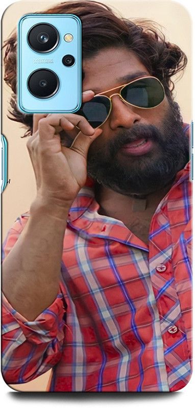 ORBIQE Back Cover for Realme 9i ALLUARJUN, STYLISHSTAR, DJ, PUSHPA, ALLU  (Multicolor, Hard Case, Pack of: 1)