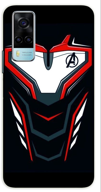 iprinto Back Cover for Vivo Y53s,Vivo Y51A avengers Back Cover  (Black, Hard Case, Pack of: 1)