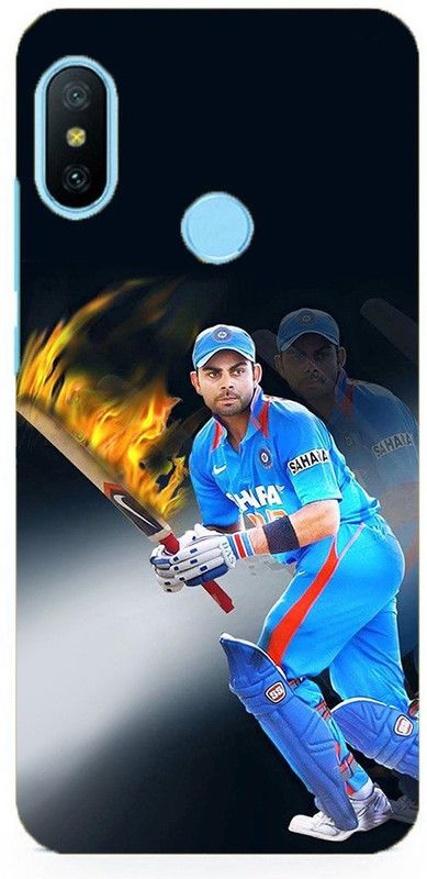 NDCOM Back Cover for Redmi Note 6 Pro Virat Kohli Captain Printed  (Multicolor, Hard Case, Pack of: 1)