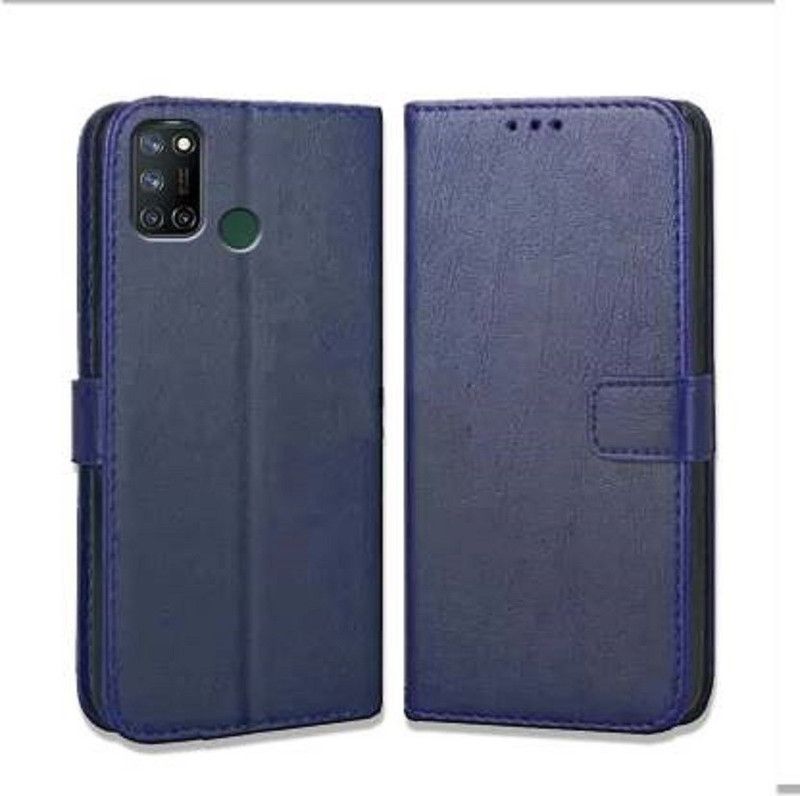 Urban Tech Flip Cover for REALME 7i REALME C17Flip Case | Magnetic Closure | Shock Proof Wallet Flip Cover  (Blue, Magnetic Case, Pack of: 1)