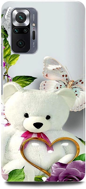 JUGGA Back Cover for Redmi Note 10 Pro Max, TEDDY, BEER, CARTOON, DOLL, LOVE  (White, Hard Case, Pack of: 1)