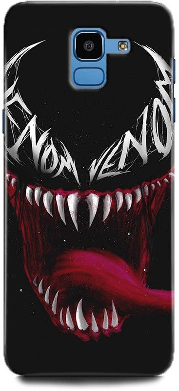 Afterglow Back Cover for SAMSUNG Galaxy J6 VENOM, MARVAL, COMIC, SPIDERMAN, ANTI HERO, SUPERHERO  (Multicolor, Shock Proof, Pack of: 1)