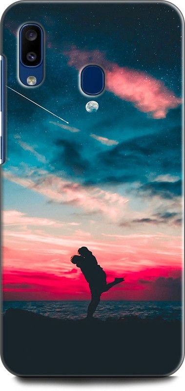 Afterglow Back Cover for SAMSUNG Galaxy A30  (Blue, Pink, Shock Proof, Pack of: 1)