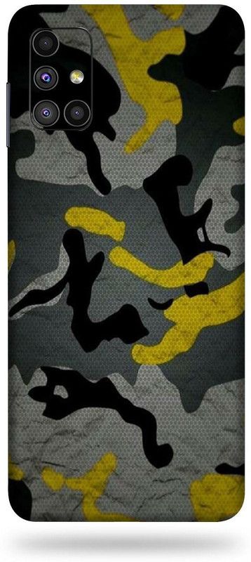 Satisfactory samsung m51, samsungm51 Mobile Skin  (Military Yellow Camouflage With Matte Finish)
