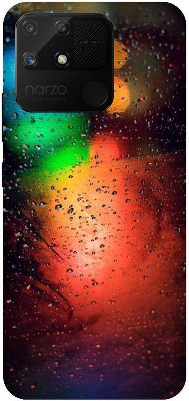 UMPRINT Back Cover for Realme Narzo 50A,RMX3430 Colorful Color Combo Printed Back Cover  (Multicolor, Shock Proof, Pack of: 1)