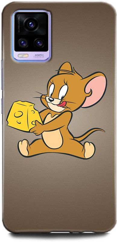 Afterglow Back Cover for Vivo V20 TOM AND JERRY, CARTOON NETWORK, CARTOON, JERRY, CUTE  (Multicolor, Shock Proof, Pack of: 1)