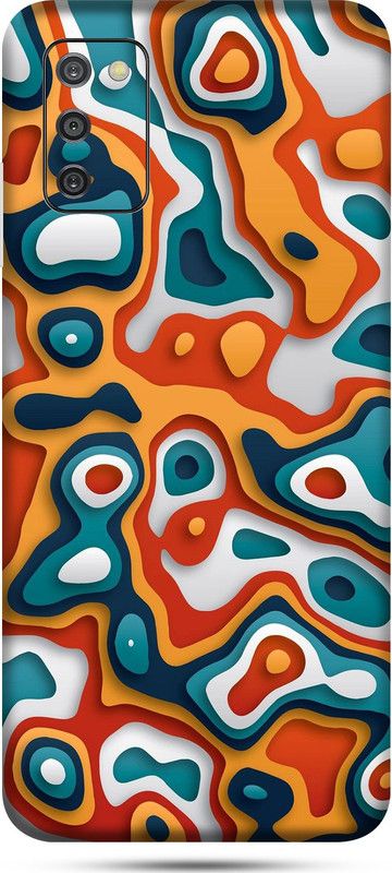 OggyBaba samsung galaxy a03s Mobile Skin  (Pour Art Skin Matte Finish)