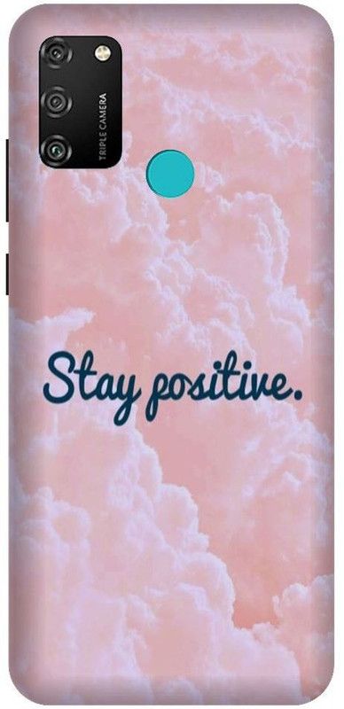 URCHIN Back Cover for Honor9A stay positive, motivational, quotes, inspiration  (Multicolor, Shock Proof, Pack of: 1)