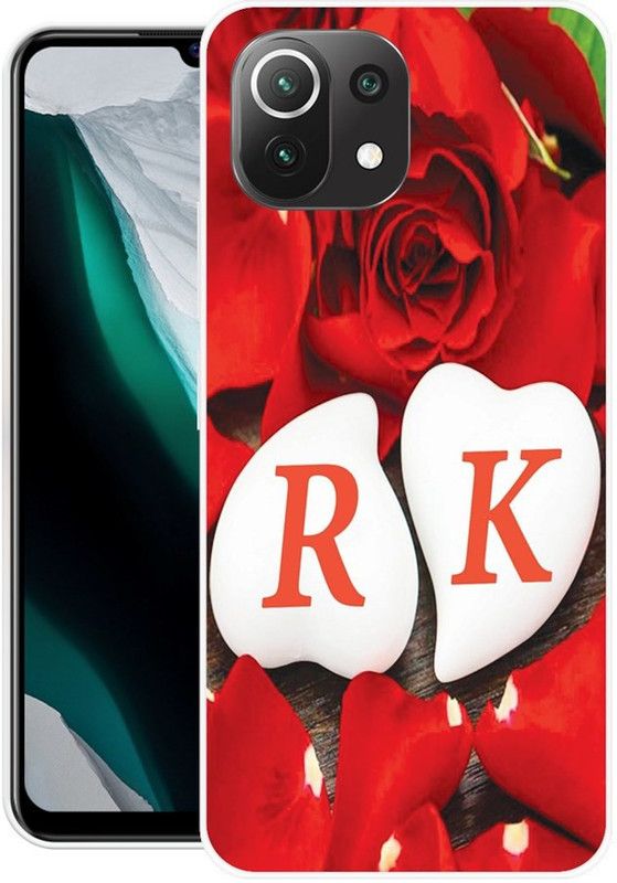 Shivay Mobicase Back Cover for Mi 11 Lite  (Red, Dual Protection, Silicon, Pack of: 1)