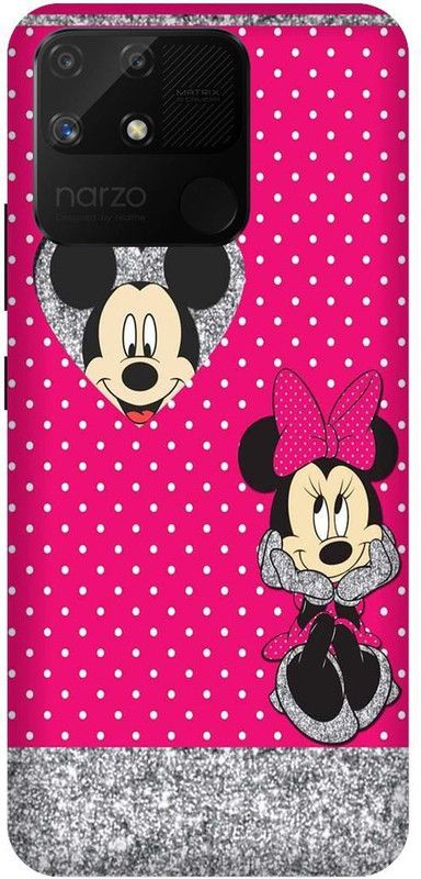 itrusto Back Cover for realme Narzo 50A , realme Narzo 50A Mickey Mouse BACK COVER  (Multicolor)