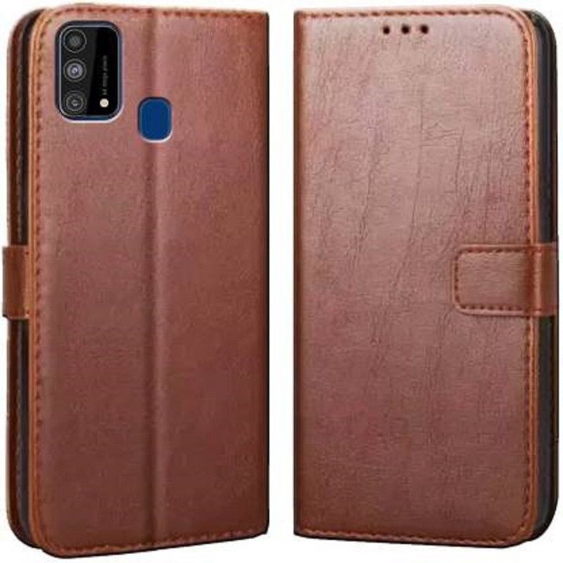 Urban Tech Flip Cover for Samsung Galaxy M31Flip Case | Magnetic Closure | Shock Proof Wallet Flip Cover  (Brown, Magnetic Case, Pack of: 1)