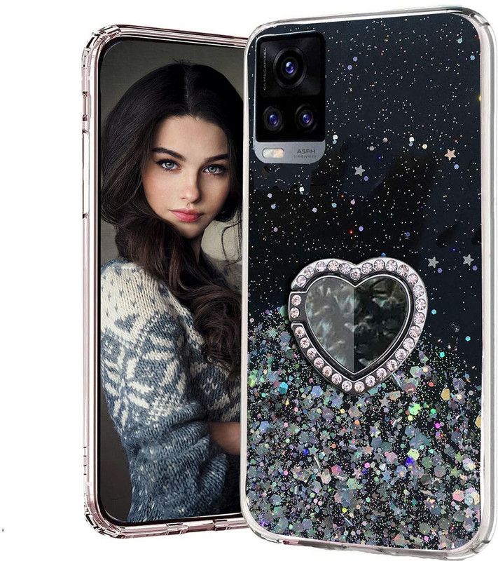KC Back Cover for Vivo V20 Pro  (Black, Silicon, Pack of: 1)