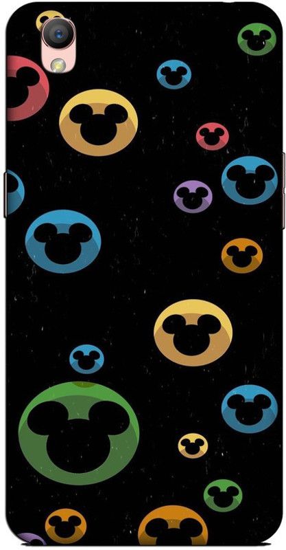 CROKIAN Back Cover for Oppo A37 Micky Logo Back Cover  (Multicolor, Hard Case, Pack of: 1)