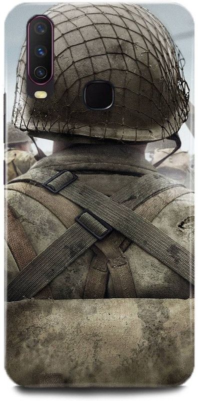 play fast Back Cover for Vivo Y15/1901 INDIAN ARMY PRINTED  (Multicolor, Hard Case)