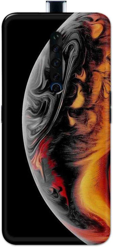 NDCOM Back Cover for OPPO Reno2 z Space Planet Printed  (Multicolor, Hard Case, Pack of: 1)
