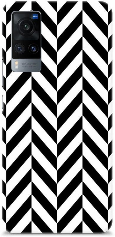 Mast Kalandar Back Cover for vivo X60  (White, Black, Hard Case, Pack of: 1)