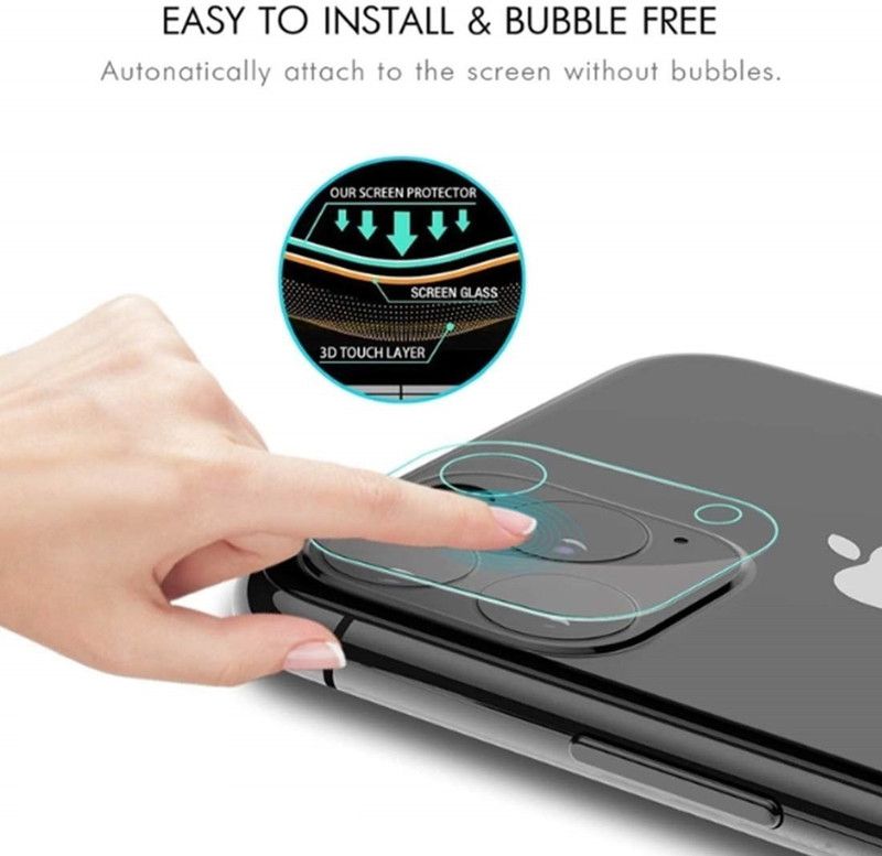 ALGER Back Camera Lens Glass Protector for Xiaomi Mi 8 SE  (Pack of: 1)