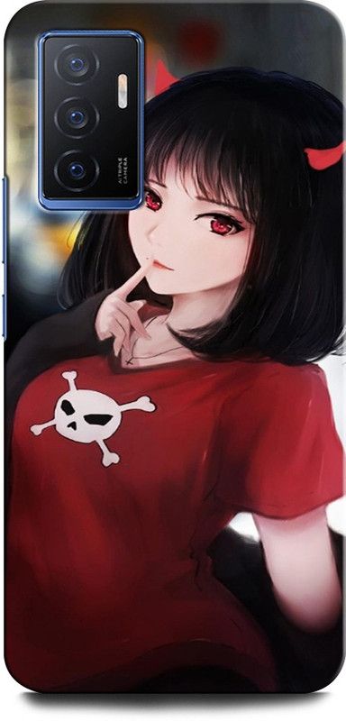 GRAFIQE Back Cover for Vivo V23e 5G ANIME GIRL, NIGHT SKY, NATURE, LOVE, SWEET GIRL  (Multicolor, Shock Proof, Pack of: 1)
