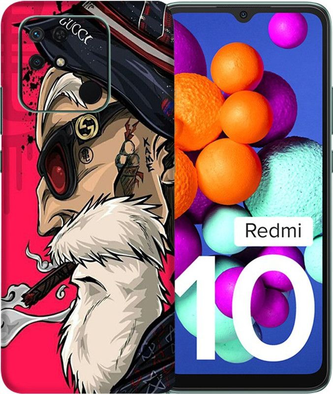 OggyBaba Redmi 10, Kame IIlustrate Mobile Skin  (Multicolor)