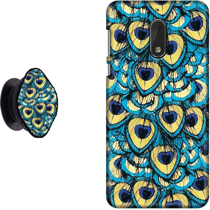 SPBR Back Cover for Nokia 6  (Blue, Beige)