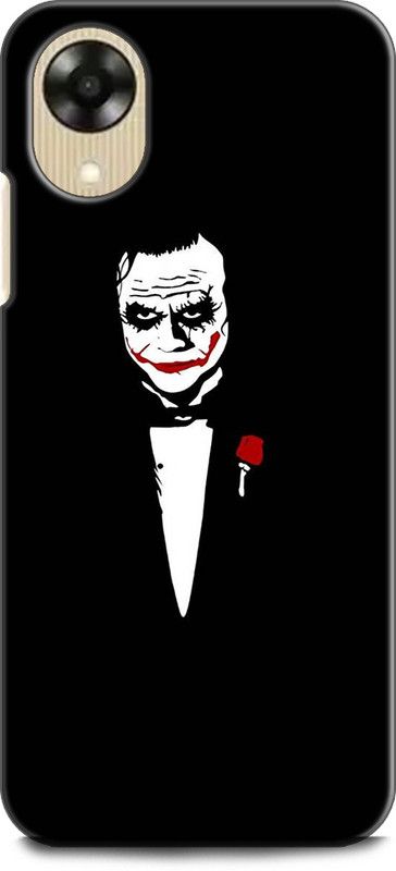 WallCraft Back Cover for OPPO A17K, CPH2471 JOKER, BLACK WHITE, DARK KNIGHT, MOVIE, BATMAN  (Multicolor, Dual Protection, Pack of: 1)