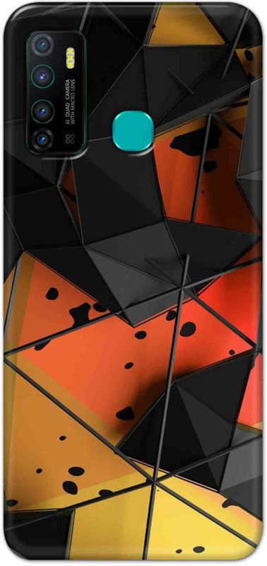 NDCOM Back Cover for Infinix Hot 9 Abstract Slim Fit Printed  (Multicolor, Hard Case, Pack of: 1)