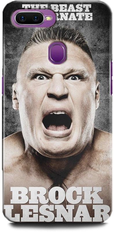 INTELLIZE Back Cover for Oppo A7/CPH1901 Brock lesnar,Printed  (Multicolor, Shock Proof, Pack of: 1)