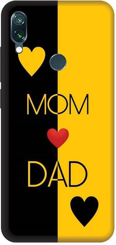 URCHIN Back Cover for Note 7Mom Dad, I love you mom dad, Mom Dad love, dad, mom, parents  (Multicolor, Shock Proof, Pack of: 1)