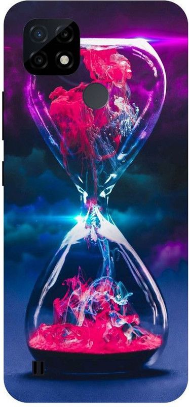 Wall Art Back Cover for Realme C25Y IDEA WATCH, WALLPAPER, CLOCK  (Multicolor, Dual Protection, Pack of: 1)