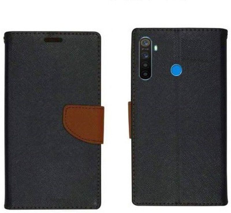 AUTOCASE Flip Cover for Realme 5, Realme 5s, Realme 5i  (Brown, Grip Case, Pack of: 1)