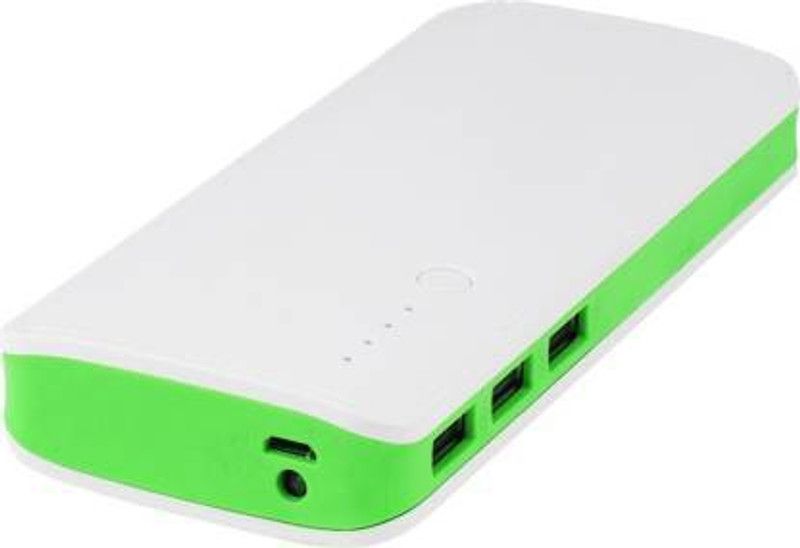 MIPLUSGADZET 30000 mAh Power Bank  (White, Green, Lithium-ion)