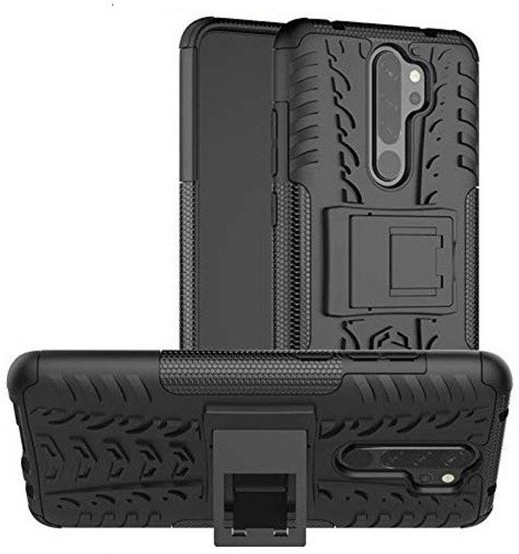 NewSelect Back Cover for Mi Redmi Note 8 pro  (Black, Grip Case, Pack of: 1)