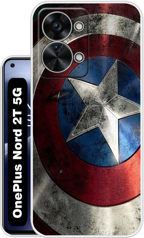 Case Club Back Cover for oneplus nord 2t 5g  (Silver, Grip Case, Silicon, Pack of: 1)